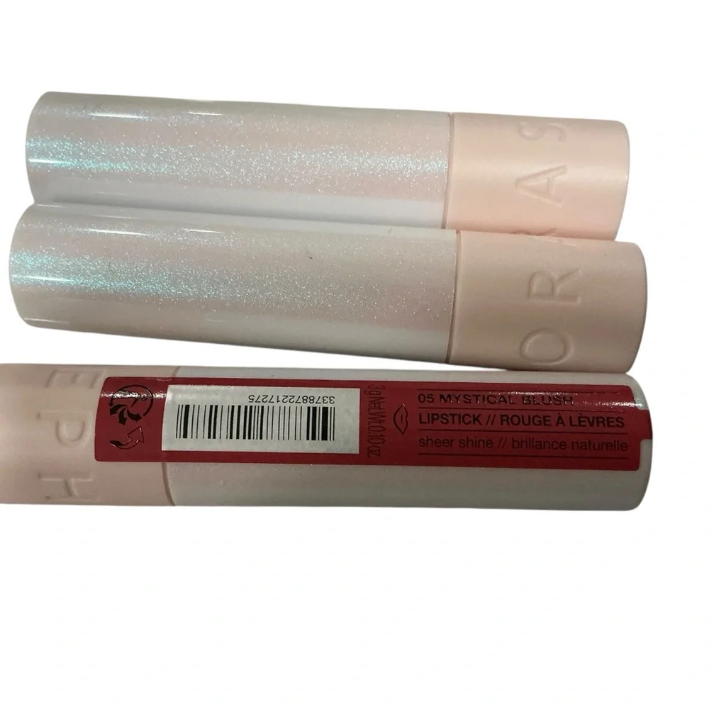 3 pc Sephora collection about that shine sheer shine lipstick 05 mystical blush